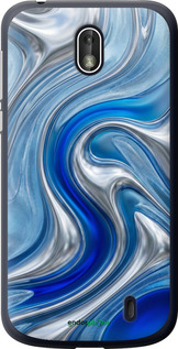 Силиконовый чехол 'Liquid Chrome' для Nokia 1 изображение 3