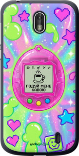 Силиконовый чехол Y2K Aesthetic Retro Pet: Годуй мене кавою для Nokia 1 - 6784u-1373 изображение 
