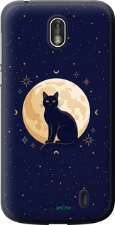 Силиконовый чехол 'Cute Cat Celestial/Witchy' для Nokia 1 изображение 3