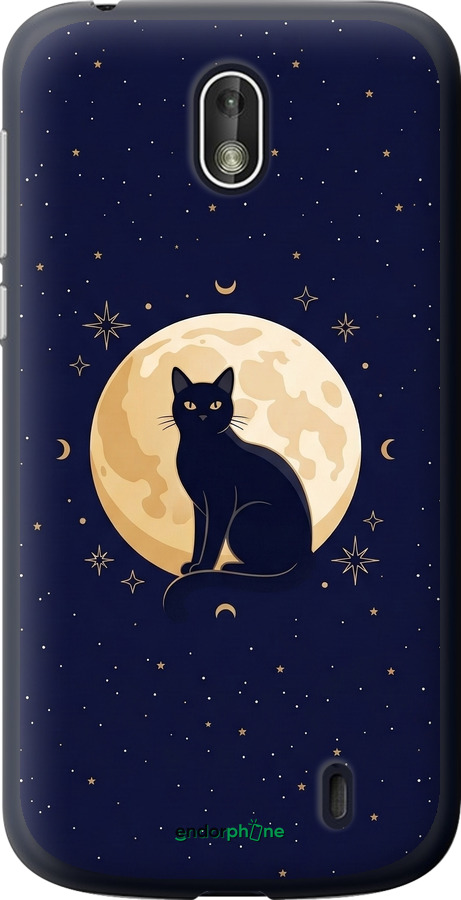Силиконовый чехол Cute Cat Celestial/Witchy для Nokia 1 - 6787u-1373 изображение 