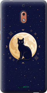 Силиконовый чехол 'Cute Cat Celestial/Witchy' для Nokia 2.1 изображение 3