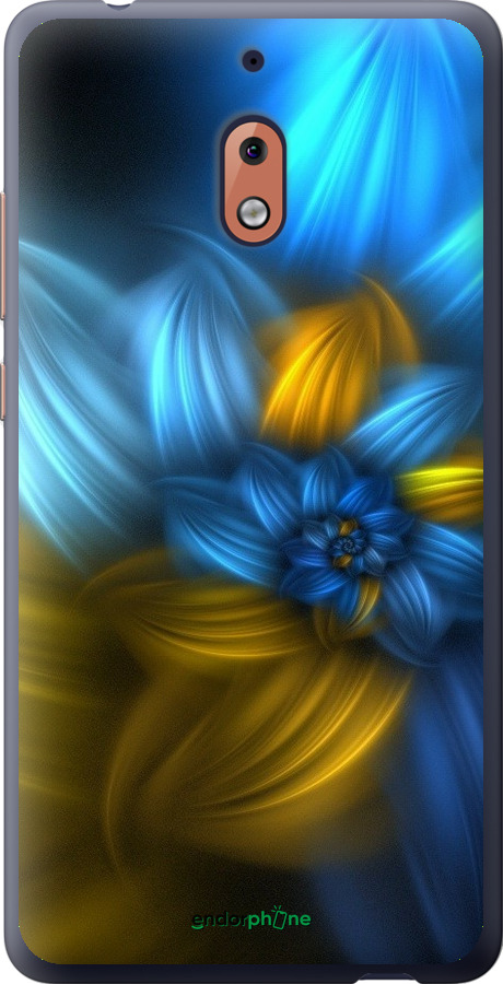 

Силіконовий чохол "Візерунок 46" для Nokia 2.1, Синій