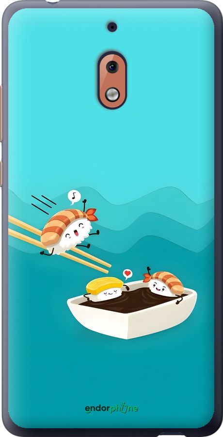 Силиконовый чехол Суши для Nokia 2.1 - 6354u-1532 изображение 