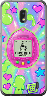 Силіконовий чохол 'Y2K Aesthetic Retro Pet: Годуй мене кавою' для Nokia 2.2 зображення 3