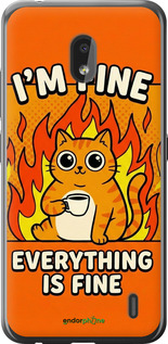 Силиконовый чехол 'Funny Cat' для Nokia 2.2 изображение 5