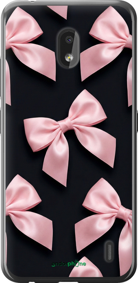 Силіконовий чехол Coquette Ribbons Dark Coquette для Nokia 2.2 - 6767u-1706 изображение 