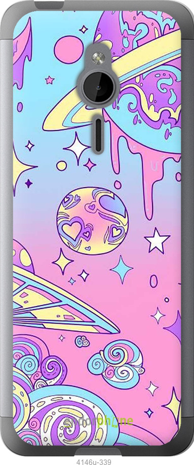 Силіконовий чехол Рожева галактика для Nokia 230 - 4146u-339 изображение 