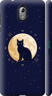 3D пластиковый матовый чехол 'Cute Cat Celestial/Witchy' для Nokia 3.1 изображение 3