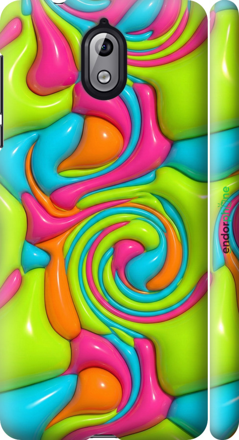 3D пластиковый матовый чехол Y2K Jelly Dream для Nokia 3.1 - 6780m-1530 изображение 