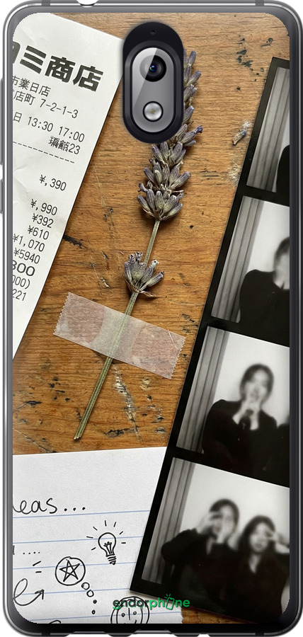Силіконовий чехол Aesthetic Scrapbook Collage для Nokia 3.1 - 6773u-1530 изображение 