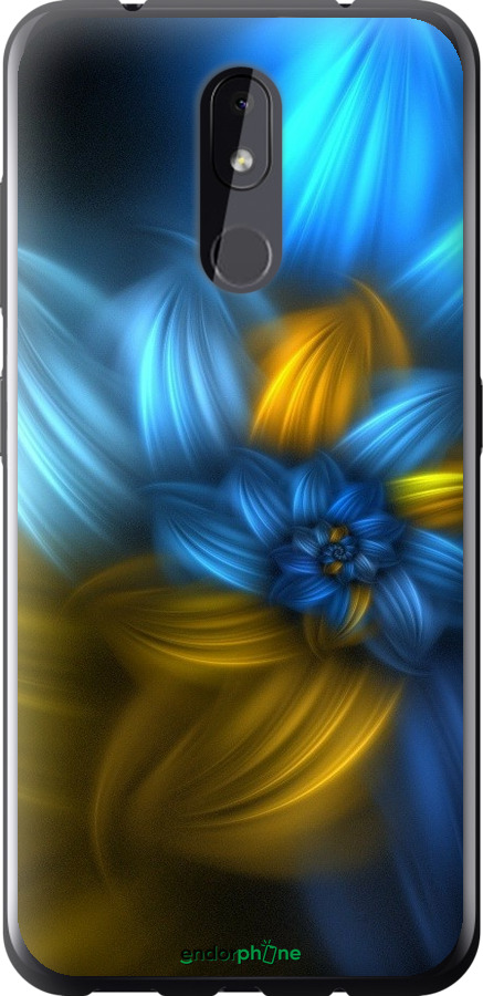 

Силіконовий чохол "Візерунок 46" для Nokia 3.2, Синій