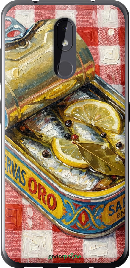 Силиконовый чехол Vintage Sardine Tin Phone для Nokia 3.2 - 6772u-1705 изображение 