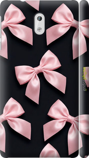 3D пластиковый матовый чехол 'Coquette Ribbons Dark Coquette' для Nokia 3 изображение 1