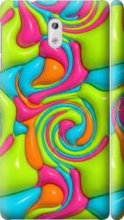 3D пластиковий матовий чехол Y2K Jelly Dream для Nokia 3 - 6780m-818 изображение 