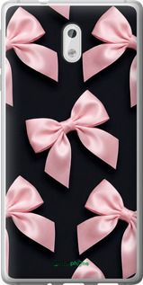 Силиконовый чехол Coquette Ribbons Dark Coquette для Nokia 3 - 6767u-818 изображение 