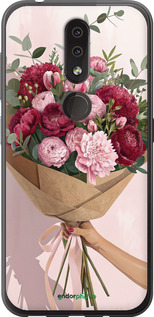 Силіконовий чехол Півонії 1 для Nokia 4.2 - 6705u-1680 изображение 