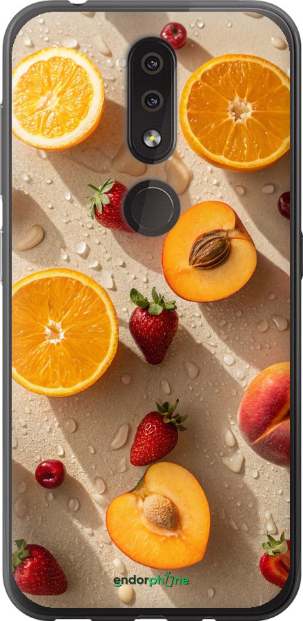 Силіконовий чехол Фрукти 3 для Nokia 4.2 - 6703u-1680 изображение 