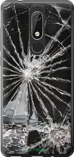 Силиконовый чехол Glass для Nokia 5.1 - 6608u-1529 изображение 