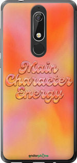 Силиконовый чехол 'Aura Gradient Main Character Energy Aesthetic Y2K' для Nokia 5.1 изображение 3