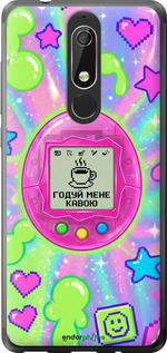 Силиконовый чехол 'Y2K Aesthetic Retro Pet: Годуй мене кавою' для Nokia 5.1 изображение 3