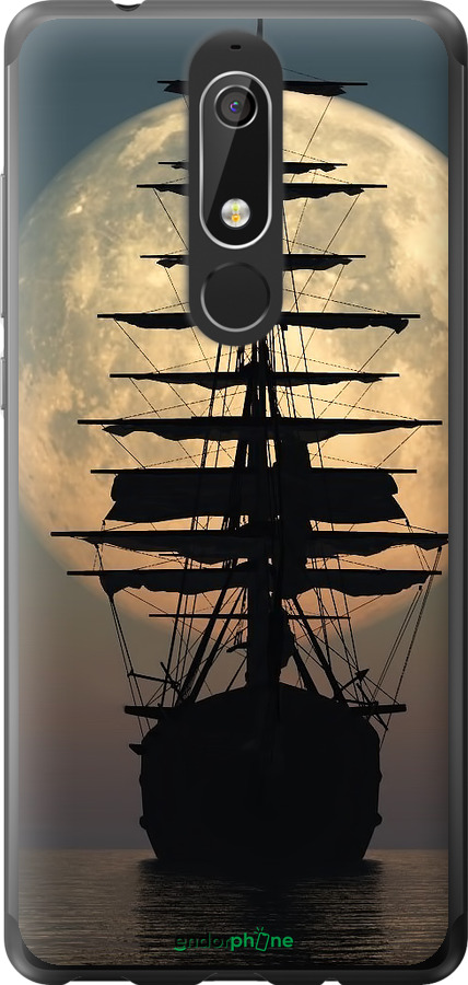 Силиконовый чехол Корабль для Nokia 5.1 - 5998u-1529 изображение 