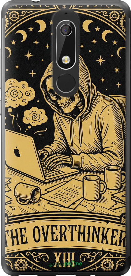 Силиконовый чехол The Overthinker для Nokia 5.1 - 6774u-1529 изображение 