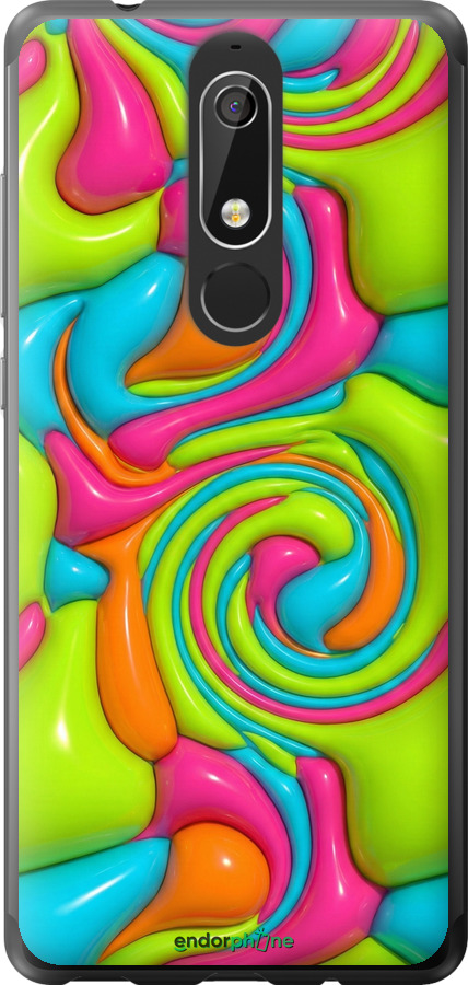 Силіконовий чехол Y2K Jelly Dream для Nokia 5.1 - 6780u-1529 изображение 
