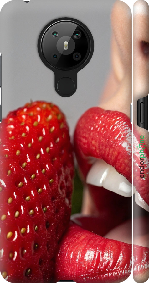 3D пластиковий матовий чехол Насолода для Nokia 5.3 - 6701m-2102 изображение 