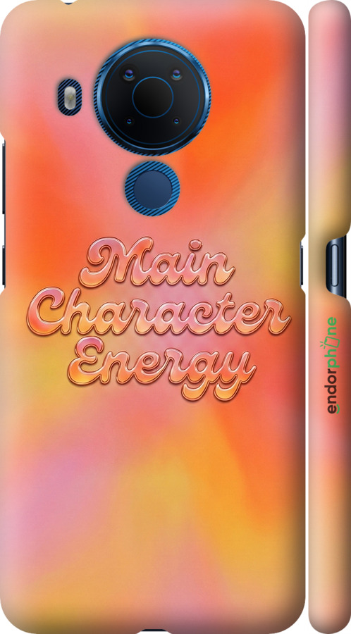 3D пластиковый матовый чехол Aura Gradient Main Character Energy Aesthetic Y2K для Nokia 5.4 - 6783m-2279 изображение 