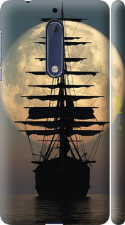 3D пластиковый матовый чехол Корабль для Nokia 5 - 5998m-804 изображение 