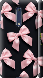 3D пластиковий матовий чохол 'Coquette Ribbons Dark Coquette' для Nokia 5 зображення 1