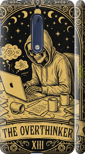 3D пластиковый матовый чехол 'The Overthinker' для Nokia 5 изображение 1