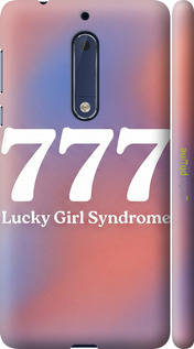 3D пластиковый матовый чехол 'Aesthetic Aura Gradient 777 Lucky Energy' для Nokia 5 изображение 9