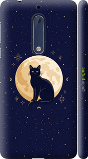 3D пластиковый матовый чехол Cute Cat Celestial/Witchy для Nokia 5 - 6787m-804 изображение 