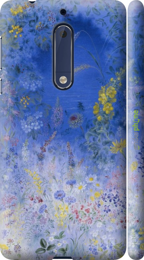 3D пластиковий матовий чехол Білокур для Nokia 5 - 5908m-804 изображение 