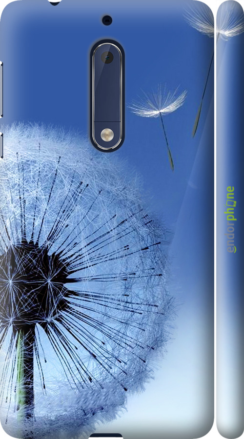 3D пластиковый матовый чехол Одуванчик для Nokia 5 - 6005m-804 изображение 