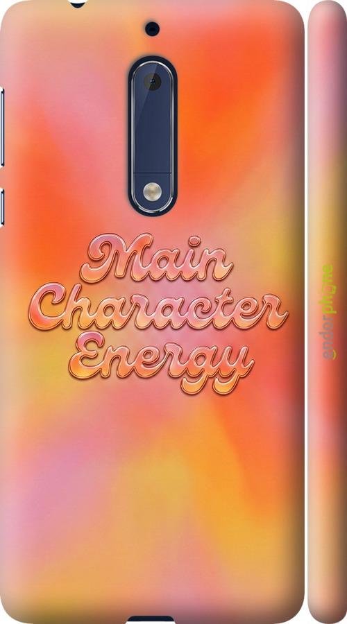 3D пластиковый матовый чехол Aura Gradient Main Character Energy Aesthetic Y2K для Nokia 5 - 6783m-804 изображение 