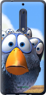 Силіконовий чехол Angry Birds для Nokia 5 - 6008u-804 изображение 