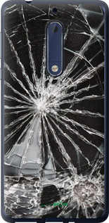 Силиконовый чехол Glass для Nokia 5 - 6608u-804 изображение 