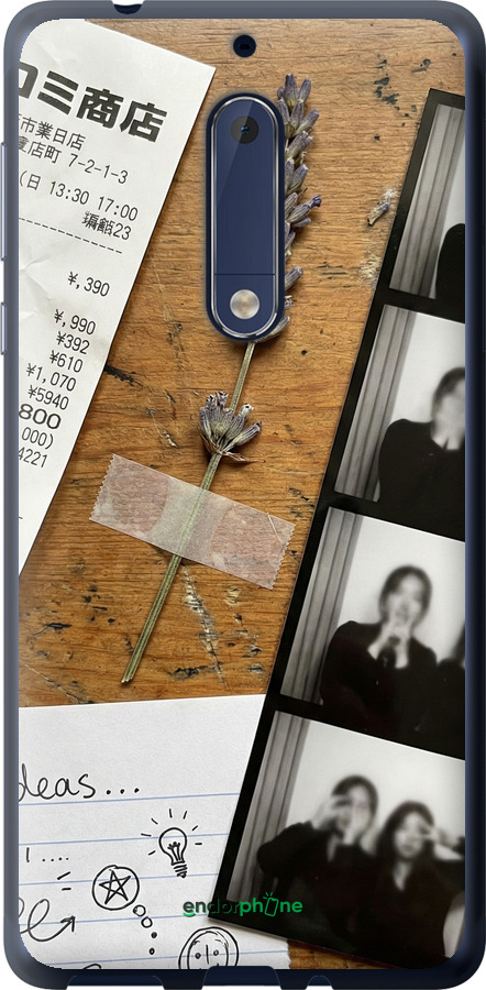 Силіконовий чехол Aesthetic Scrapbook Collage для Nokia 5 - 6773u-804 изображение 