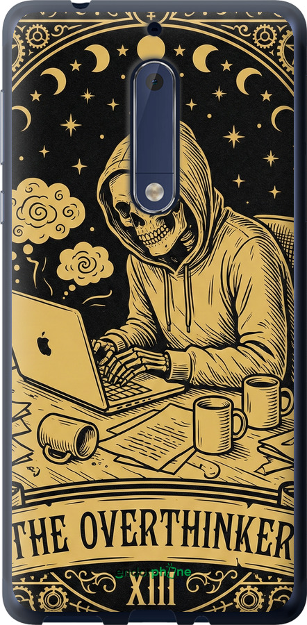 Силиконовый чехол The Overthinker для Nokia 5 - 6774u-804 изображение 