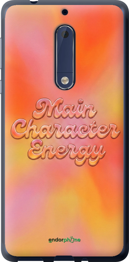 Силиконовый чехол Aura Gradient Main Character Energy Aesthetic Y2K для Nokia 5 - 6783u-804 изображение 