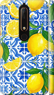 3D пластиковый матовый чехол Grocery Girl Italian Summer для Nokia 6.1 - 6766m-1628 изображение 