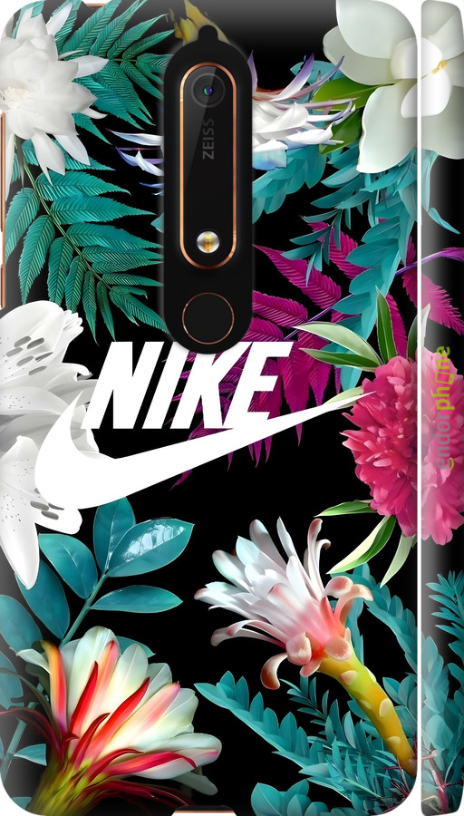 3D пластиковий матовий чехол Nike для Nokia 6 2018 - 6378m-1386 изображение 
