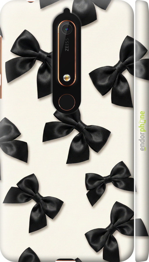 3D пластиковый матовый чехол Dark Coquette для Nokia 6.1 - 6765m-1628 изображение 