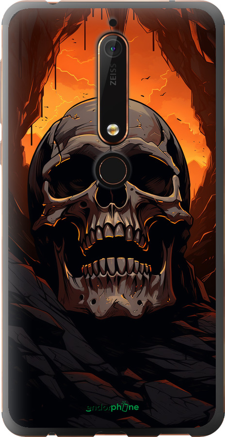 Силіконовий чехол Черв пещері для Nokia 6 2018 - 5959u-1386 изображение 