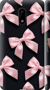 3D пластиковый матовый чехол 'Coquette Ribbons Dark Coquette' для Nokia 6 изображение 4