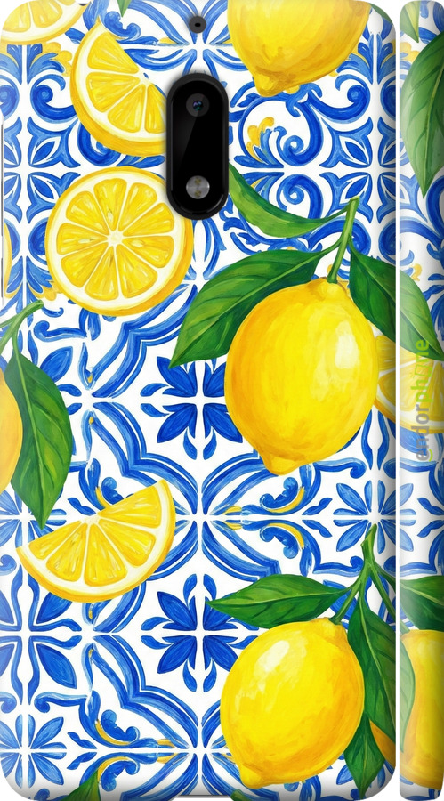 3D пластиковый матовый чехол Grocery Girl Italian Summer для Nokia 6 - 6766m-898 изображение 