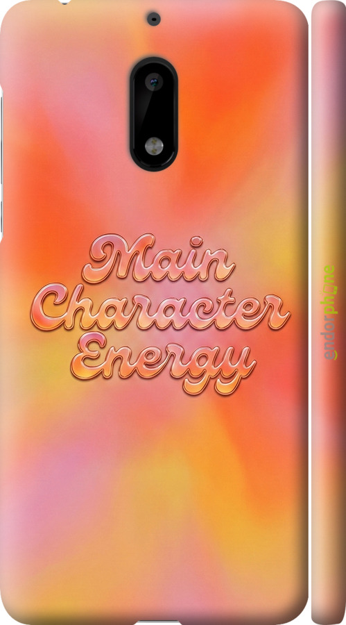 3D пластиковый матовый чехол Aura Gradient Main Character Energy Aesthetic Y2K для Nokia 6 - 6783m-898 изображение 
