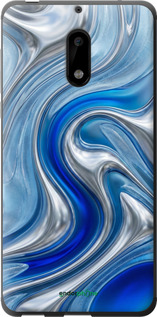 2D пластиковий чехол Liquid Chrome для Nokia 6 - 6781t-898 изображение 